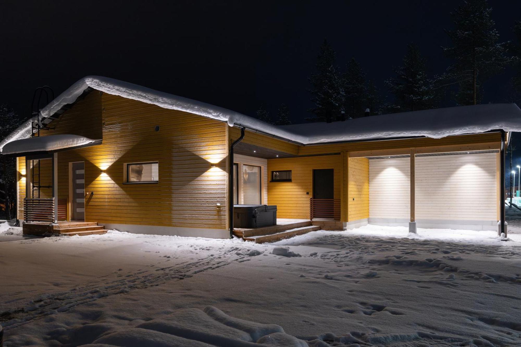Premium Lapland Villa With Jaguzzi Rovaniemi Exterior foto